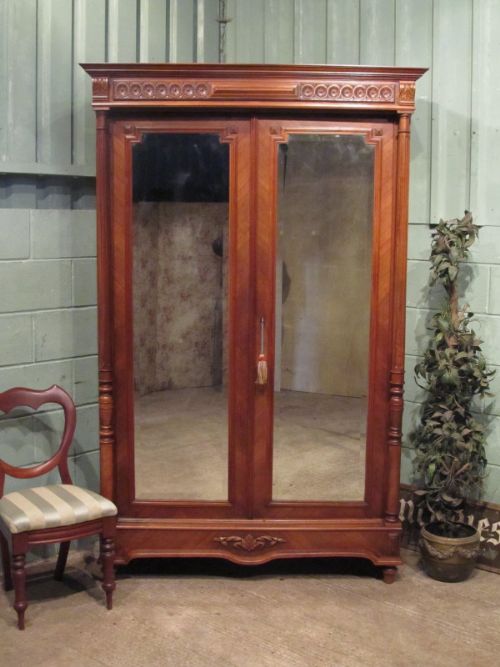 Antique 19th Century French Walnut Armoire C1880