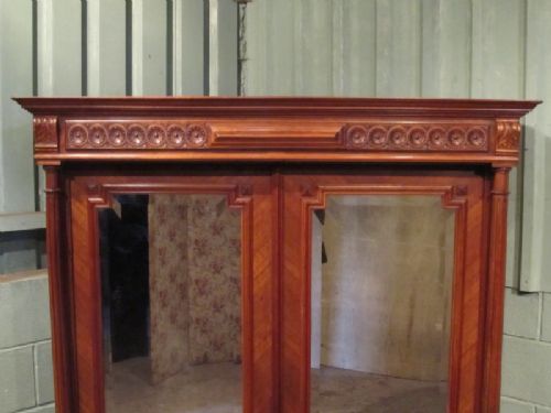 fig 1. ANTIQUE 19TH CENTURY FRENCH WALNUT ARMOIRE C1880