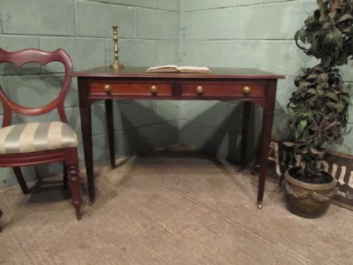 Antique Edwardian Mahogany Writing Desk by Maples & Co. C1900