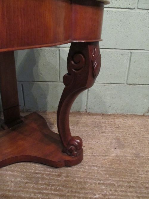 fig 2. ANTIQUE VICTORIAN MAHOGANY & MARBLE DUCHESSE WASHSTAND C1880