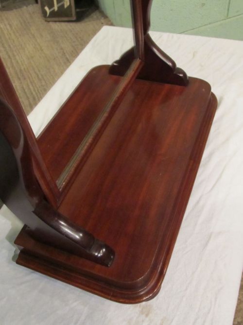 fig 1. ANTIQUE VICTORIAN MAHOGANY TOILET MIRROR C1880