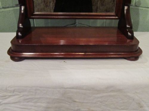 fig 2. ANTIQUE VICTORIAN MAHOGANY TOILET MIRROR C1880