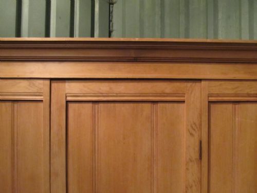 fig 2. ANTIQUE EDWARDIAN PINE DOUBLE WARDROBE C1900