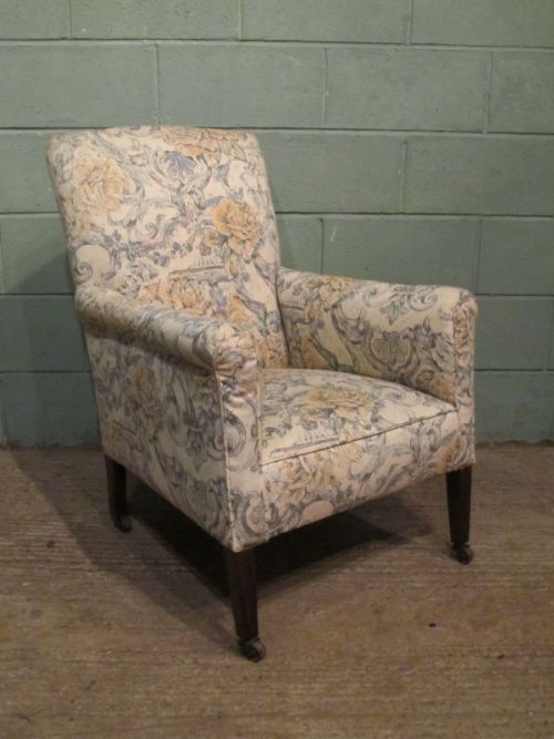 Antique Edwardian Salon Armchair C1900