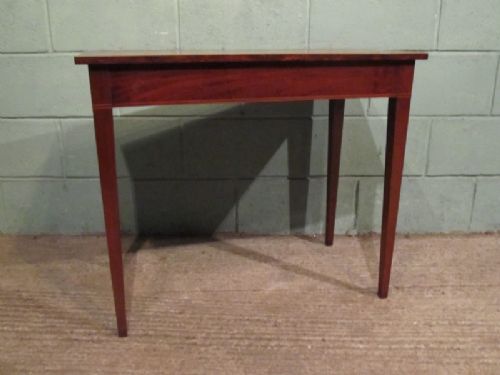 fig 1. ANTIQUE REGENCY INLAID MAHOGANY SIDE TABLE C1820