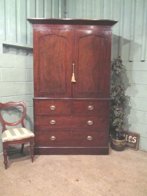 Antique Regency Mahogany Press C1820
