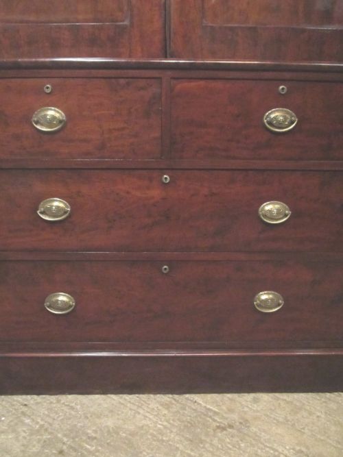 fig 2. ANTIQUE REGENCY MAHOGANY PRESS C1820