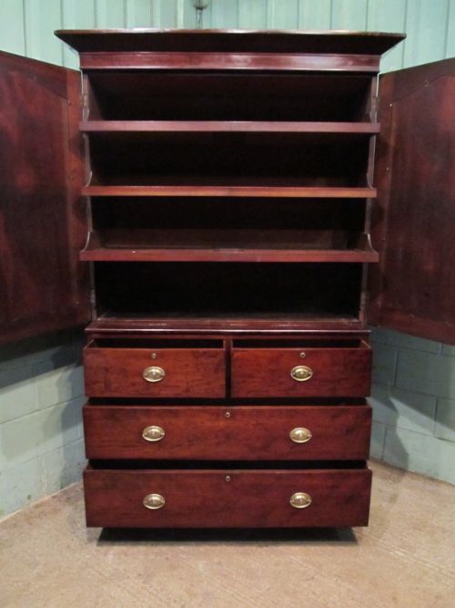 fig 1. ANTIQUE REGENCY MAHOGANY PRESS C1820