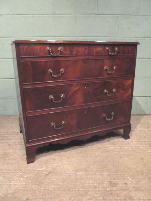 Antique Regency Flamed Mahogany Chest of Drawers C1820