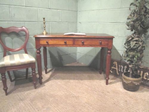 Antique William 1v Mahogany Writing Table Desk C1830