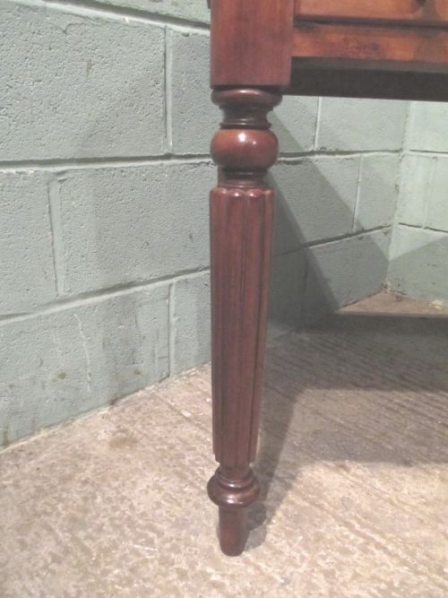 fig 2. ANTIQUE WILLIAM 1V MAHOGANY WRITING TABLE DESK C1830