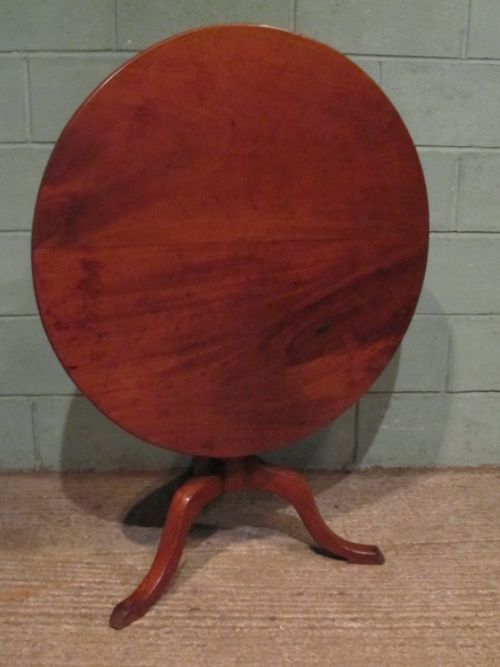 Antique 18th Century Georgian Mahogany Tilt Top Table C1780