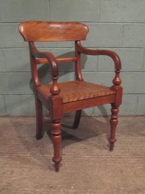 fig 1. ANTIQUE SET SIX WILLIAM 1V MAHOGANY DINING CHAIRS C1830