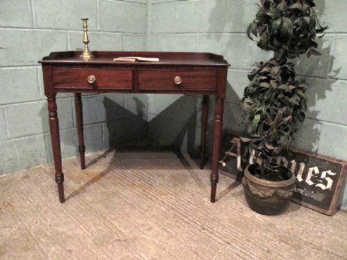 Antique Regency Mahogany Side Writing Table C1820