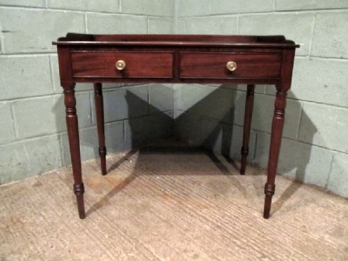 fig 1. ANTIQUE REGENCY MAHOGANY SIDE WRITING TABLE C1820