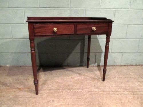 fig 2. ANTIQUE REGENCY MAHOGANY SIDE WRITING TABLE C1820