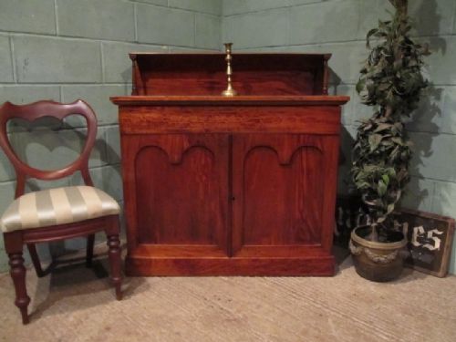 Antique Regency Mahogany Small Chiffonier Sideboard C1820