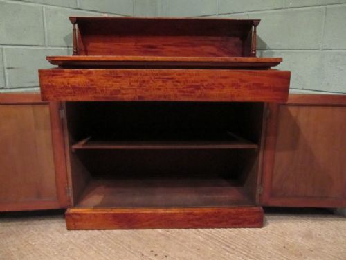 fig 2. ANTIQUE REGENCY MAHOGANY SMALL CHIFFONIER SIDEBOARD C1820