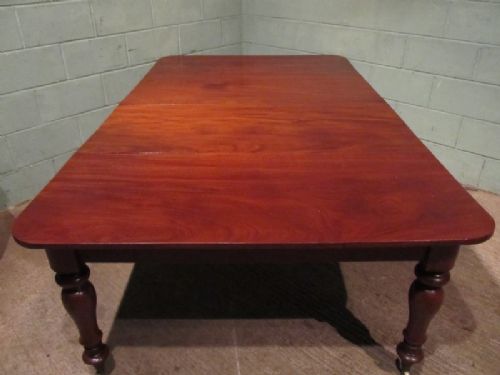 Antique Victorian Mahogany Extending Dining Table Seats Up to 10-12 C1880