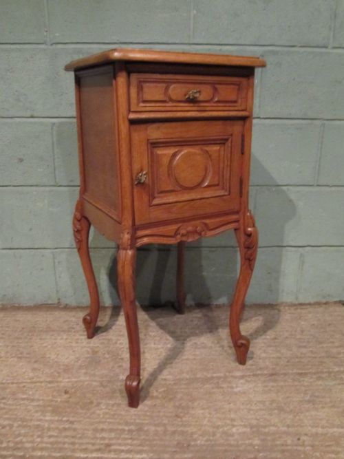 fig 2. ANTIQUE PAIR LATE 19TH CENTURY FRENCH BEDSIDE CABINETS C1890