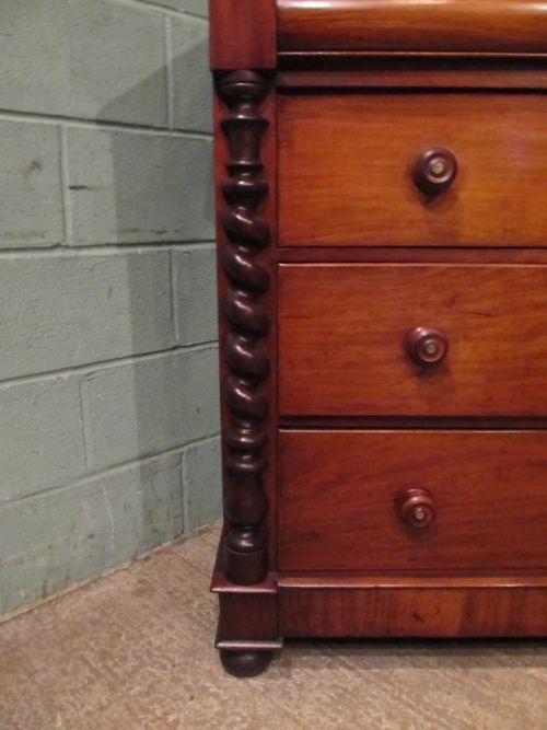 fig 2. ANTIQUE VICTORIAN MAHOGANY SCOTCH CHEST OF DRAWERS C1880