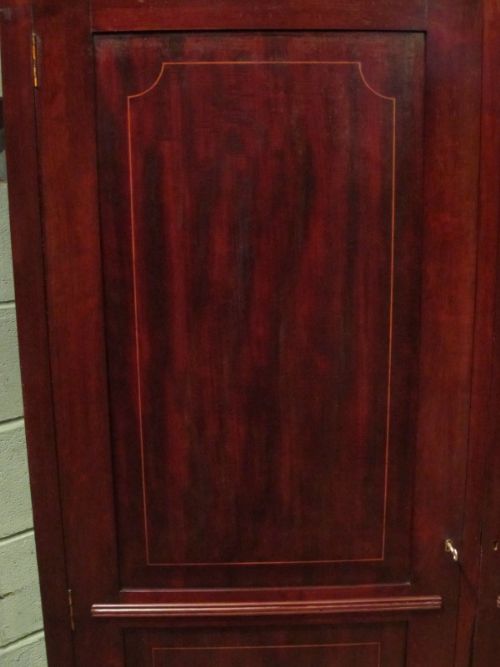 fig 1. ANTIQUE WILLIAM 1V MAHOGANY DOUBLE WARDROBE C1830