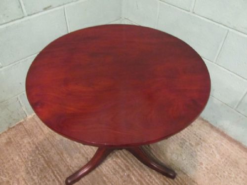fig 2. ANTIQUE VICTORIAN MAHOGANY TILT TOP TRIPOD TABLE C1860