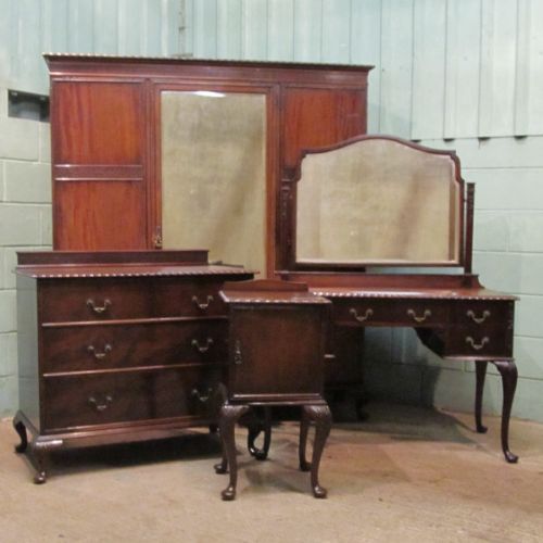 Antique Edwardian Mahogany Bedroom Suite by Waring & Gillow C1910
