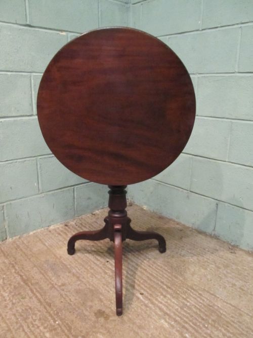 Antique Regency Mahogany Tilt Top Table C1800
