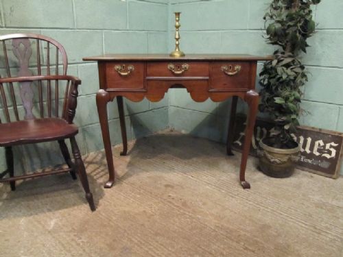 Antique Georgian 18th Century Oak Lowboy C1780