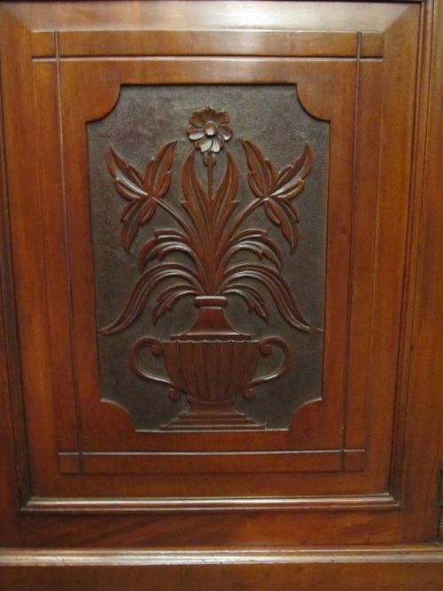 fig 2. ANTIQUE EDWARDIAN MAHOGANY LIBRARY BOOKCASE C1900