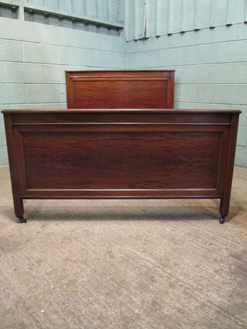 fig 2. ANTIQUE EDWARDIAN MAHOGANY DOUBLE BED C1900