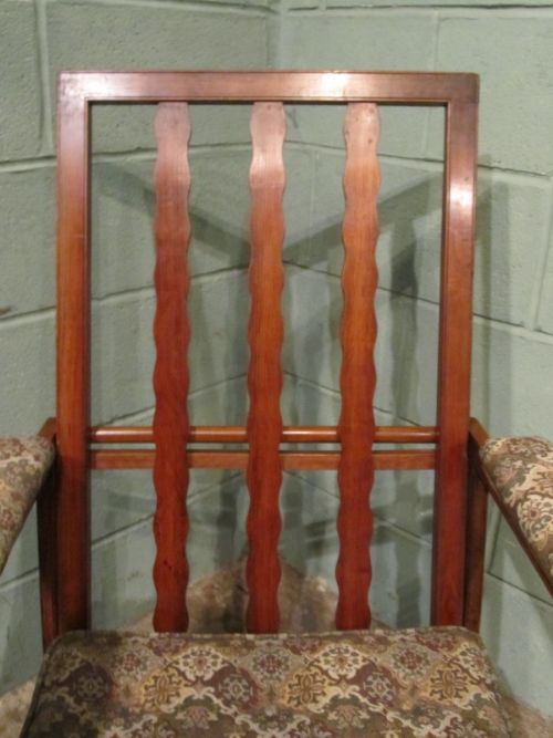 fig 2. ANTIQUE REGENCY MAHOGANY RECLINING ARMCHAIR C1820