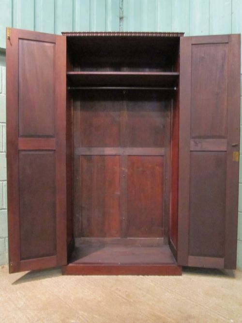 fig 1. Antique Victorian Mahogany Hall Robe Cupboard c1860