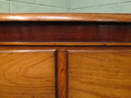 fig 2. Antique Early Victorian Welsh Oak & Mahogany Chest of Drawers c1850
