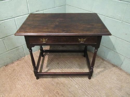 fig 1. ANTIQUE LATE 18TH CENTURY GEORGIAN OAK SIDE TABLE C1790