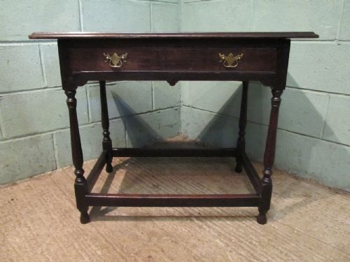 fig 2. ANTIQUE LATE 18TH CENTURY GEORGIAN OAK SIDE TABLE C1790