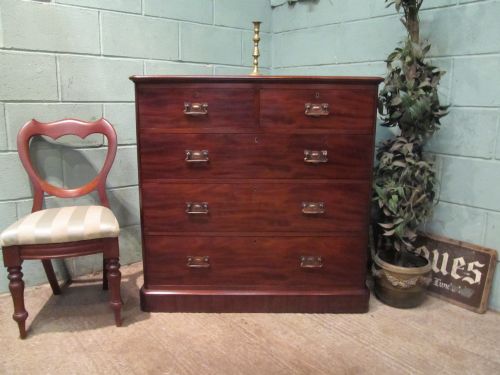 Antique Late 19th Century Mahogany Chest of Drawers C1890