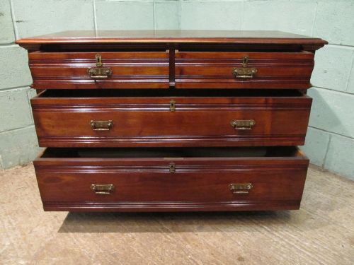 fig 2. ANTIQUE EDWARDIAN MAHOGANY CHEST OF DRAWERS 30