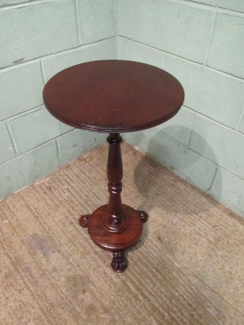 fig 1. ANTIQUE WILLIAM 1V MAHOGANY SIDE LAMP TABLE C1830