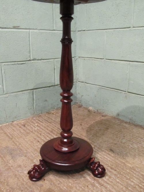 fig 2. ANTIQUE WILLIAM 1V MAHOGANY SIDE LAMP TABLE C1830