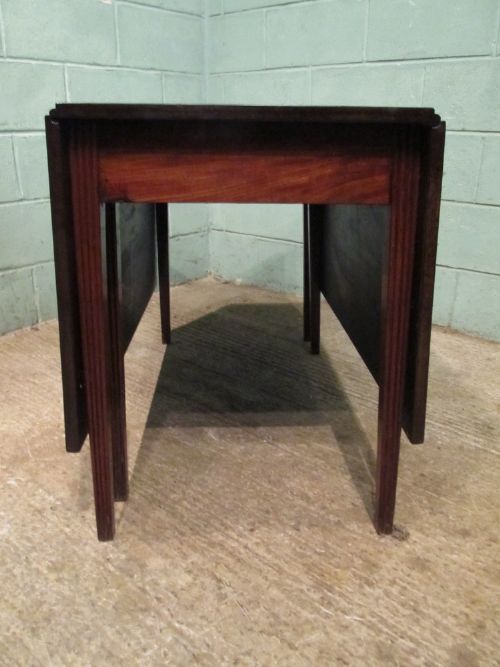 fig 1. ANTIQUE REGENCY MAHOGANY GATE LEG DROP LEAF DINING TABLE SEATS 8 C1820