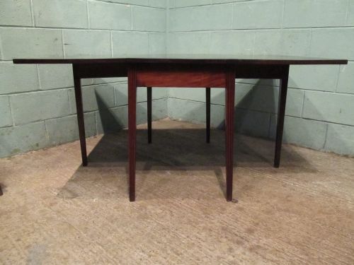 fig 2. ANTIQUE REGENCY MAHOGANY GATE LEG DROP LEAF DINING TABLE SEATS 8 C1820