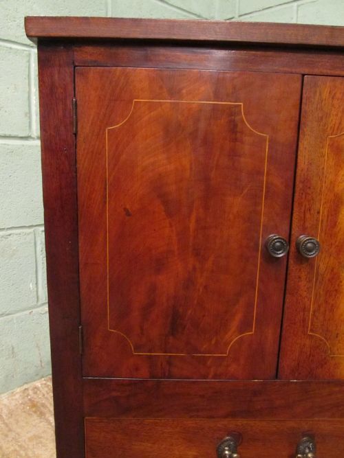 fig 1. ANTIQUE REGENCY MAHOGANY CABINET C1820