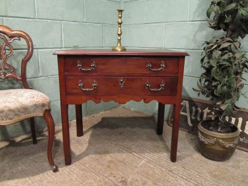 Antique 18th Century Period Mahogany Lowboy C1780