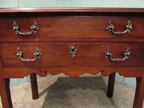 fig 1. ANTIQUE 18th CENTURY PERIOD MAHOGANY LOWBOY C1780
