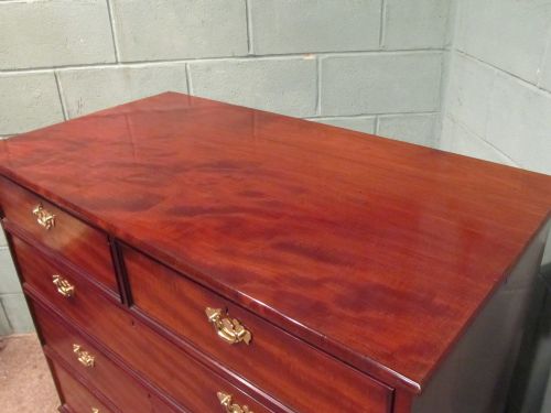 fig 2. ANTIQUE VICTORIAN MAHOGANY CHEST OF DRAWERS C1880