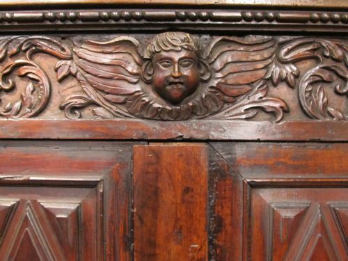 fig 2. ANTIQUE FRENCH LOUIS PHILIPPE CARVED WALNUT ARMOIRE C1830