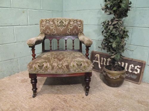 Antique Victorian Rosewood Armchair C1880