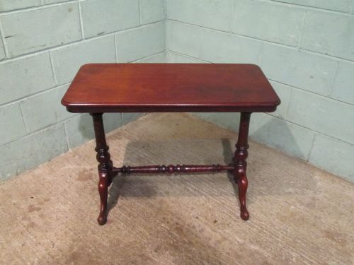 fig 1. ANTIQUE VICTORIAN MAHOGANY WINDOW HALL TABLE C1880